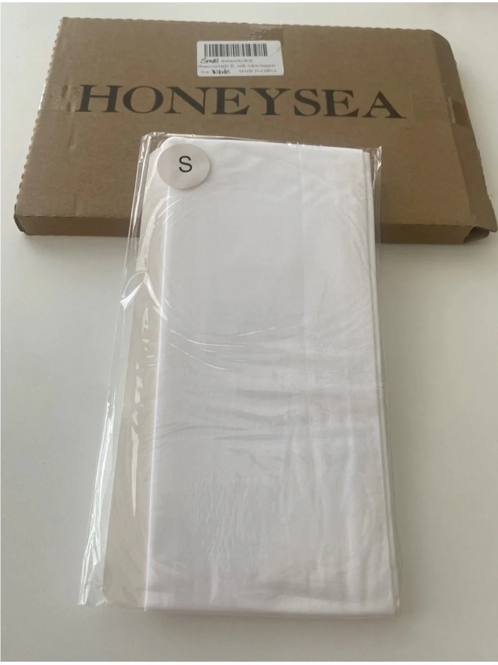 Honeysea Girls White Ballet Dance Tights Size Small 6-8 Years